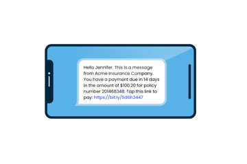 Pay by Text Illustration