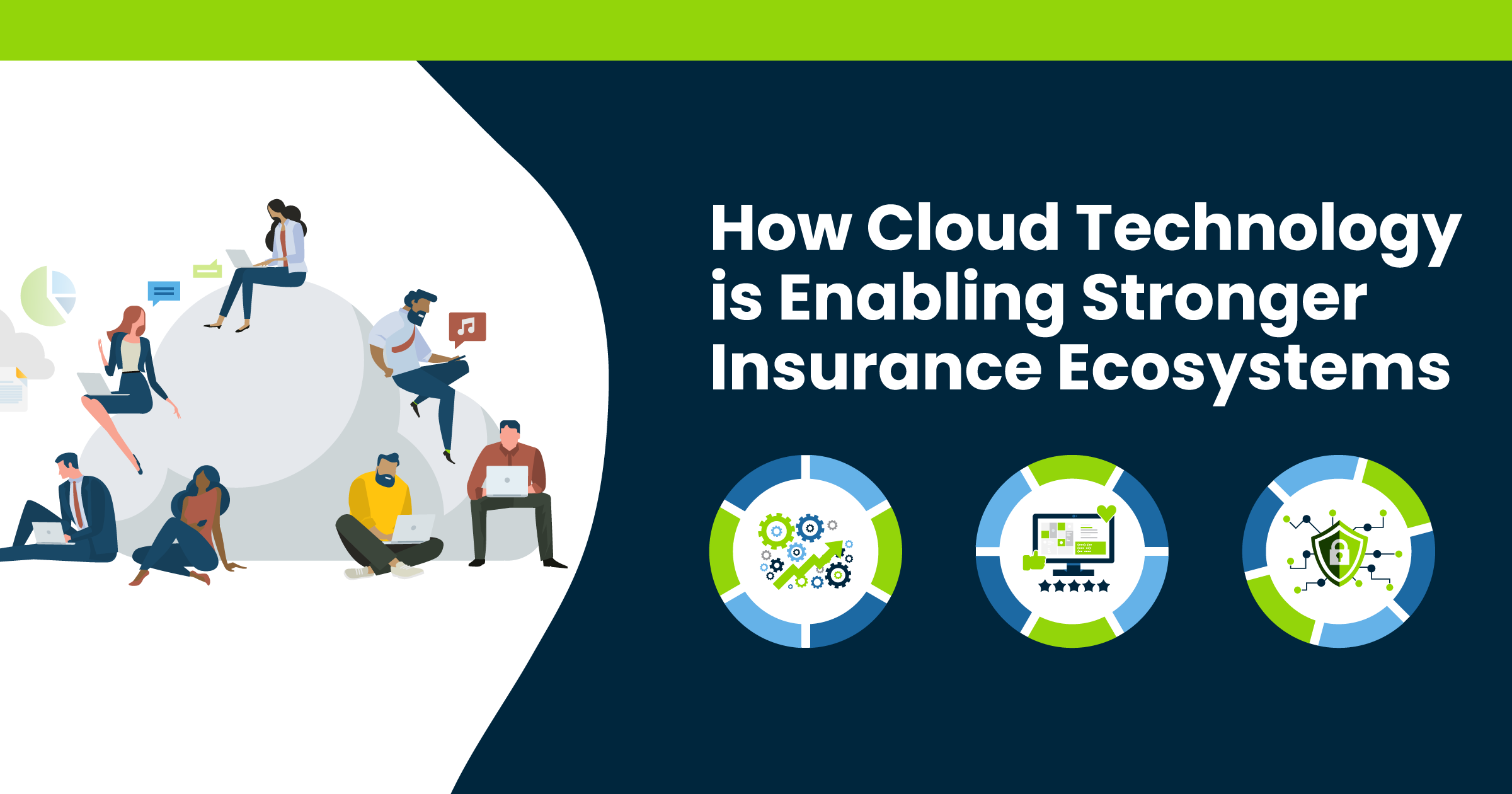 How Cloud Technology is Enabling Stronger Insurance Ecosystems Illustration