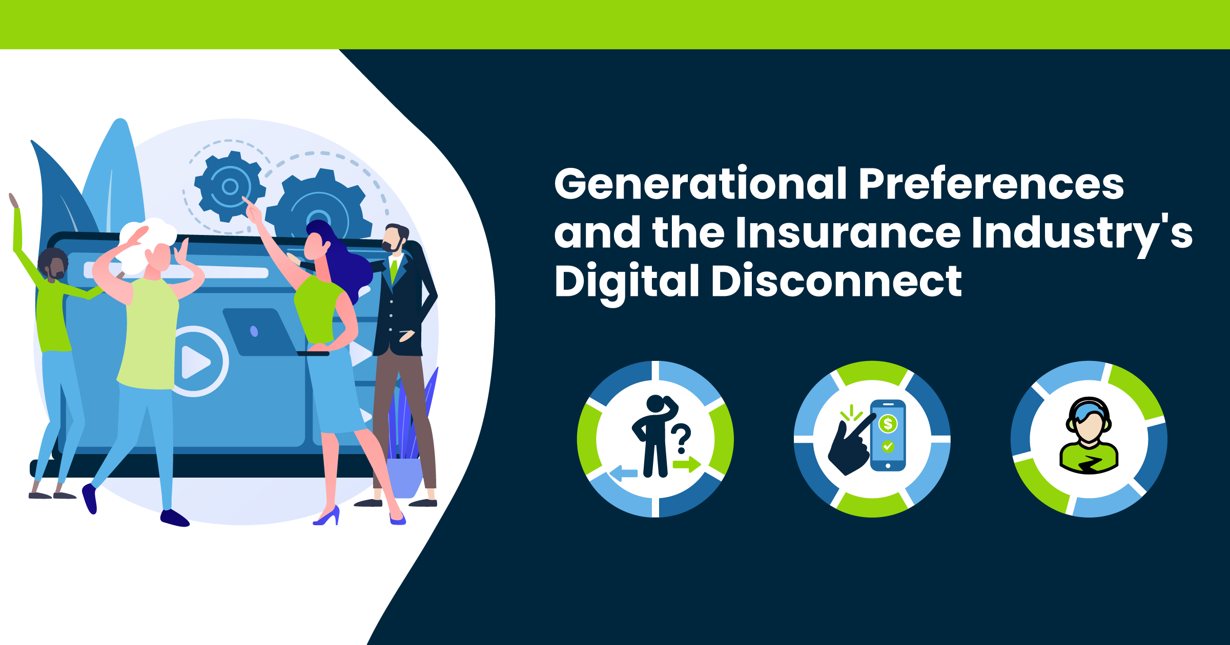 Generational Preferences and the Insurance Industry’s Digital Disconnect Illustration