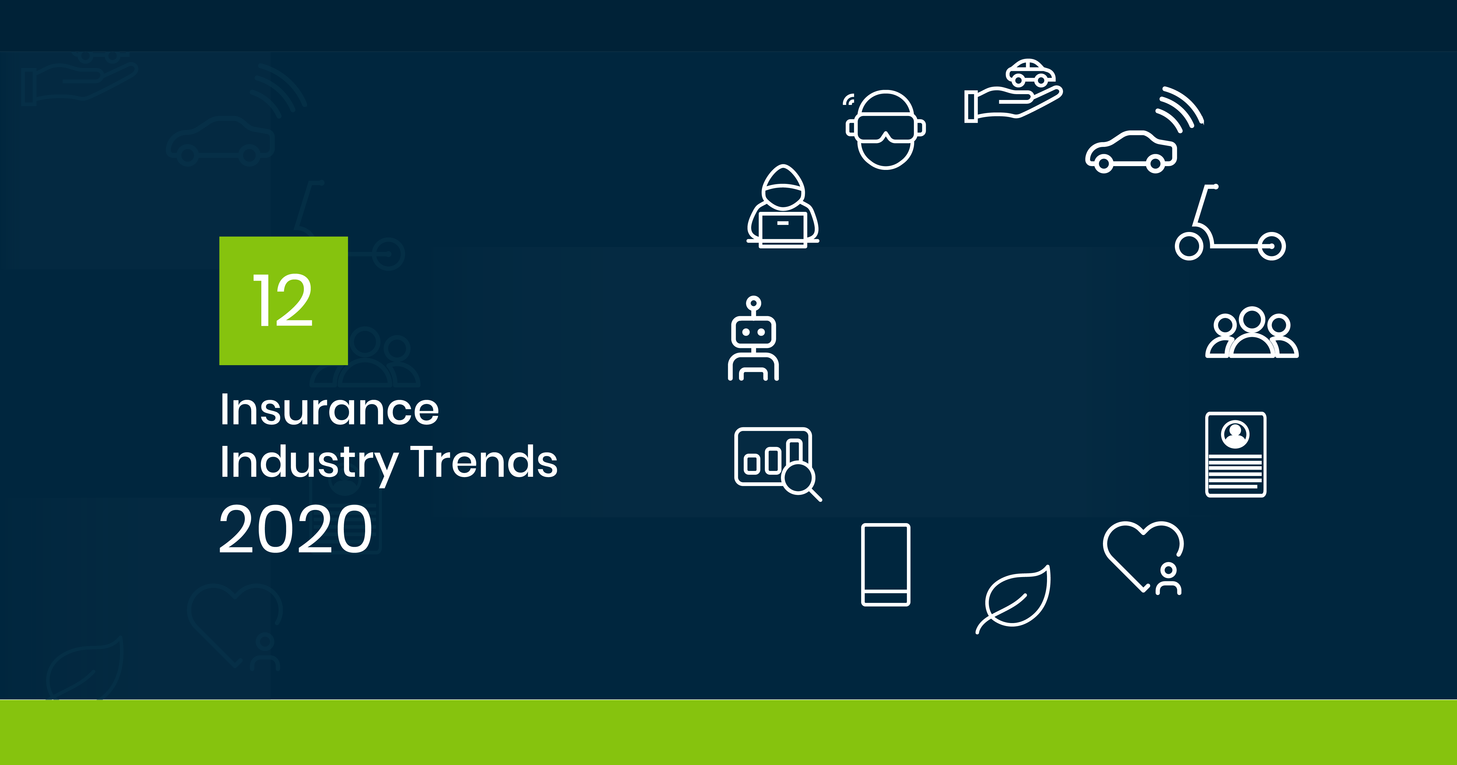 Insurance Industry: 12 Trends for 2020 Illustration