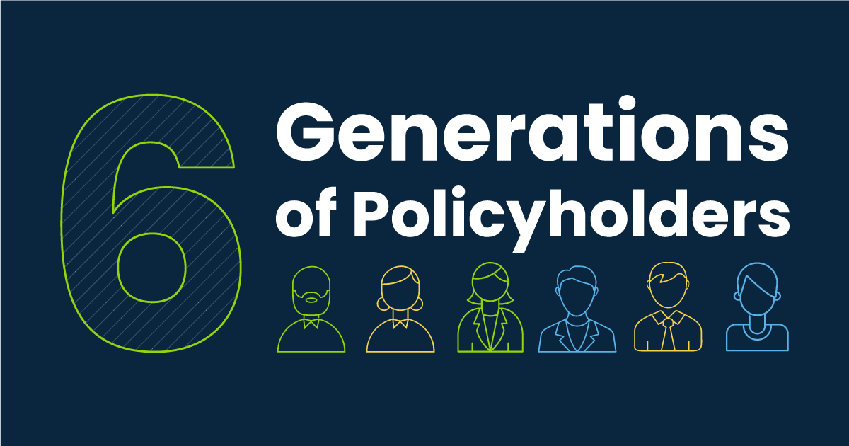 How to Reach 6 Generations of Policyholders Illustration