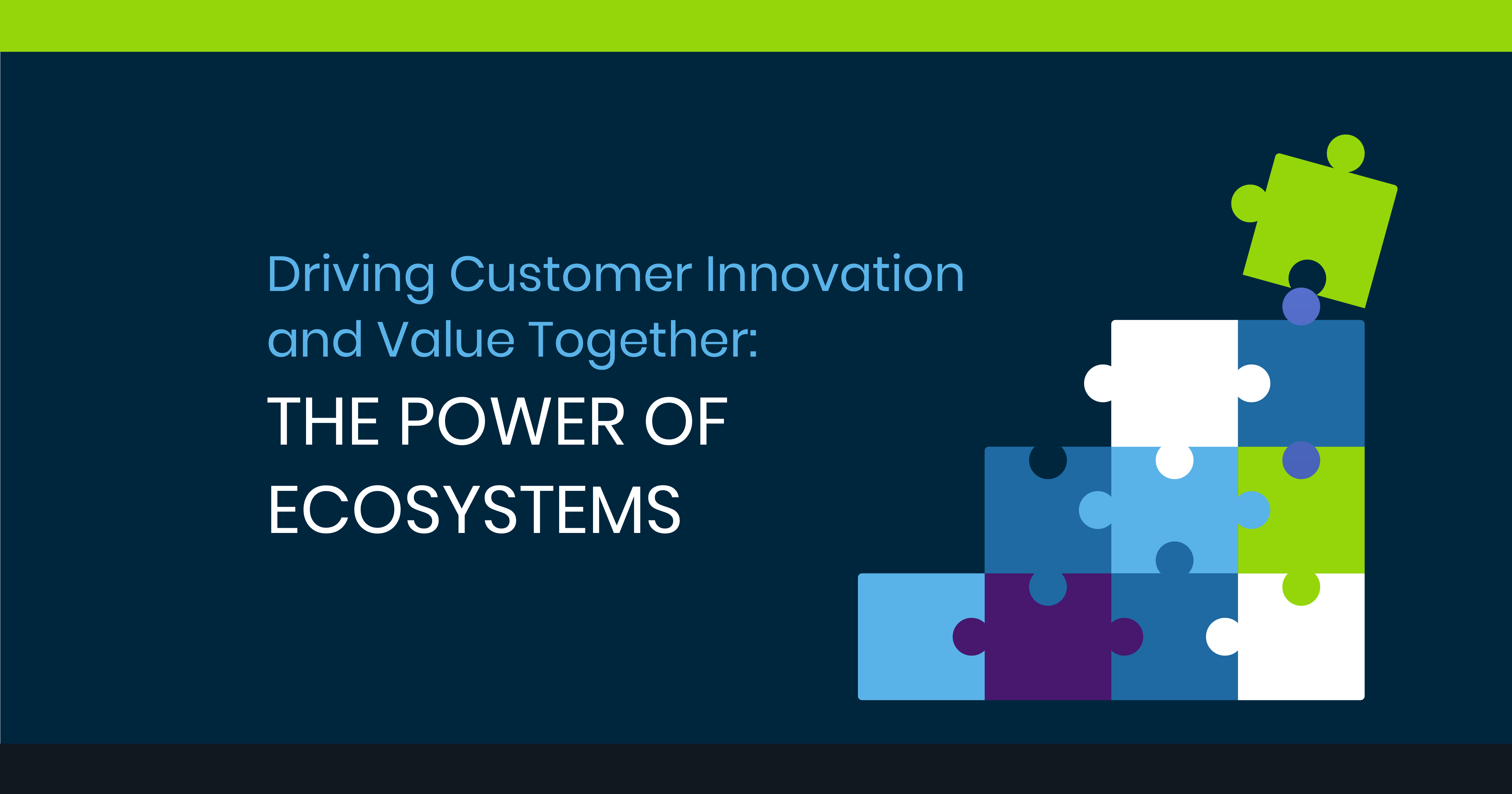 Driving Customer Innovation and Value Together: The Power of Ecosystems Illustration