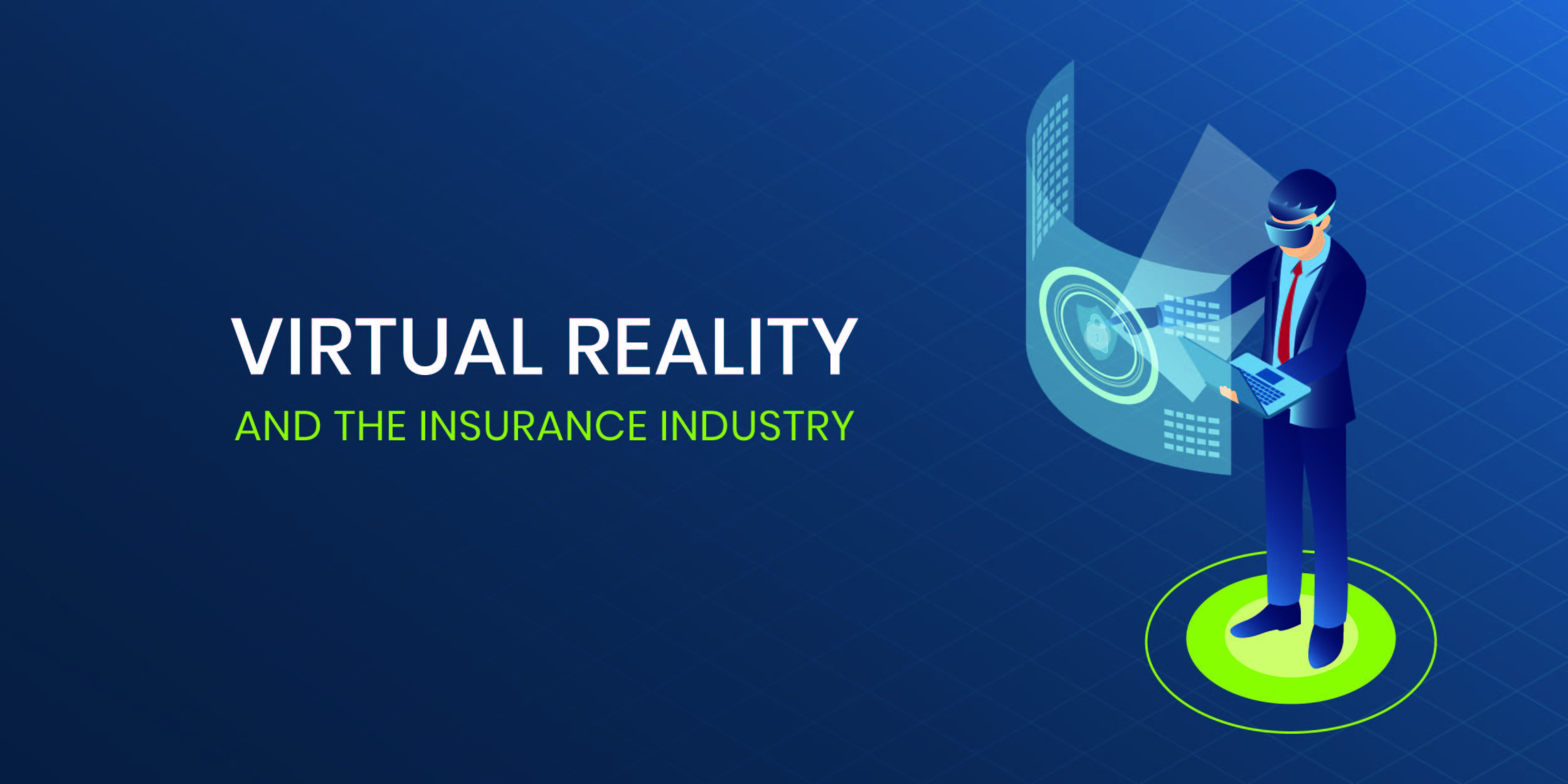 Virtual Reality and Insurance Illustration