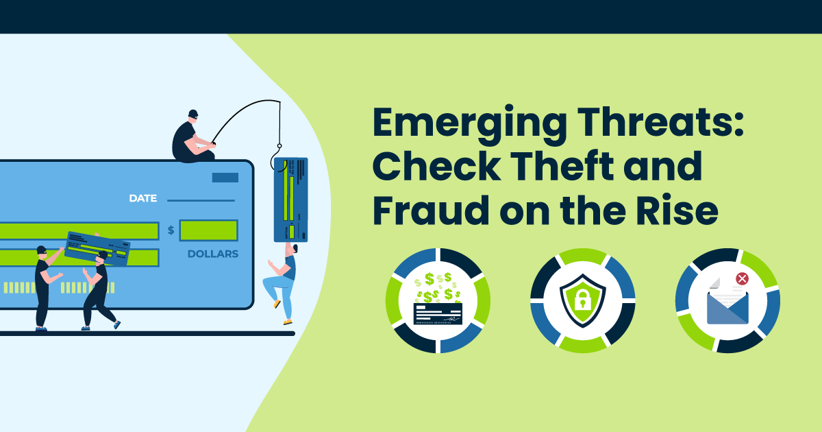 Emerging Threats: Check Theft and Fraud on the Rise Illustration