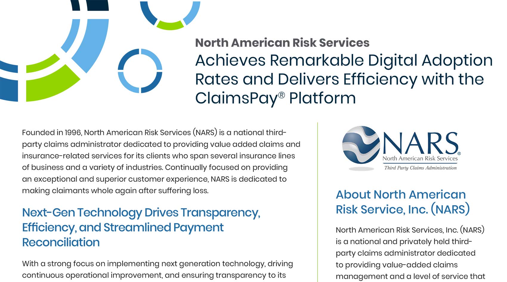 North America Risk Services Success Story Illustration