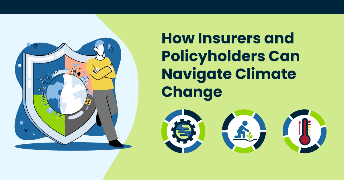 How Insurers and Policyholders Can Navigate Climate Change Illustration